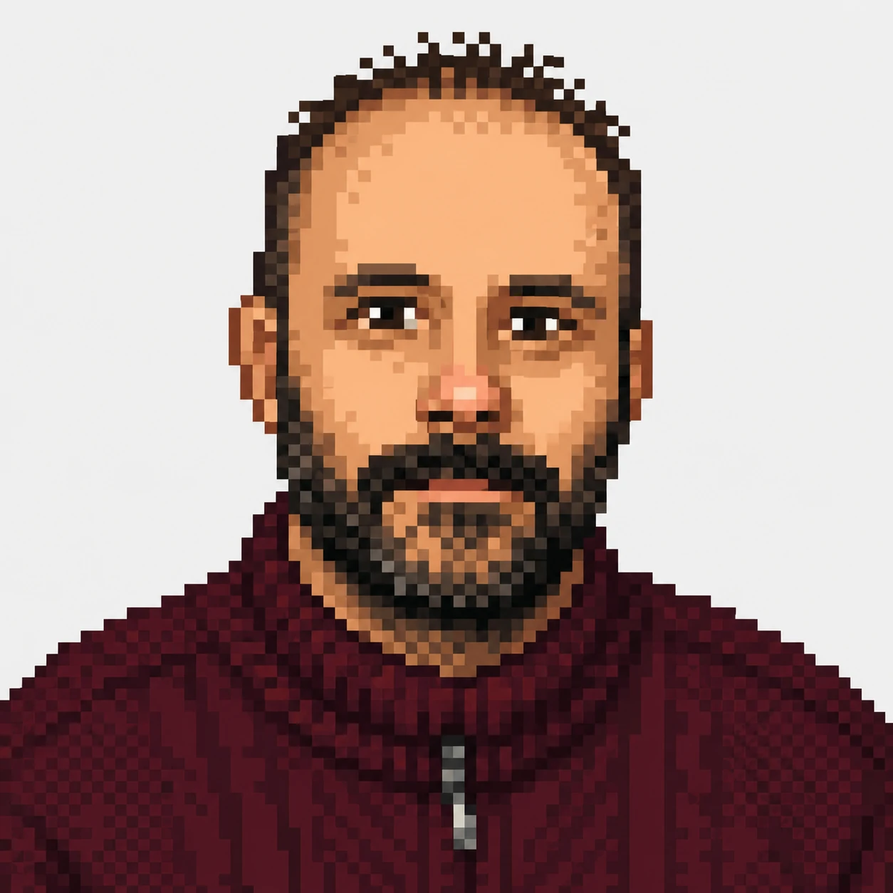 Uroš Antić — narrative & game designer, pixel-art portrait